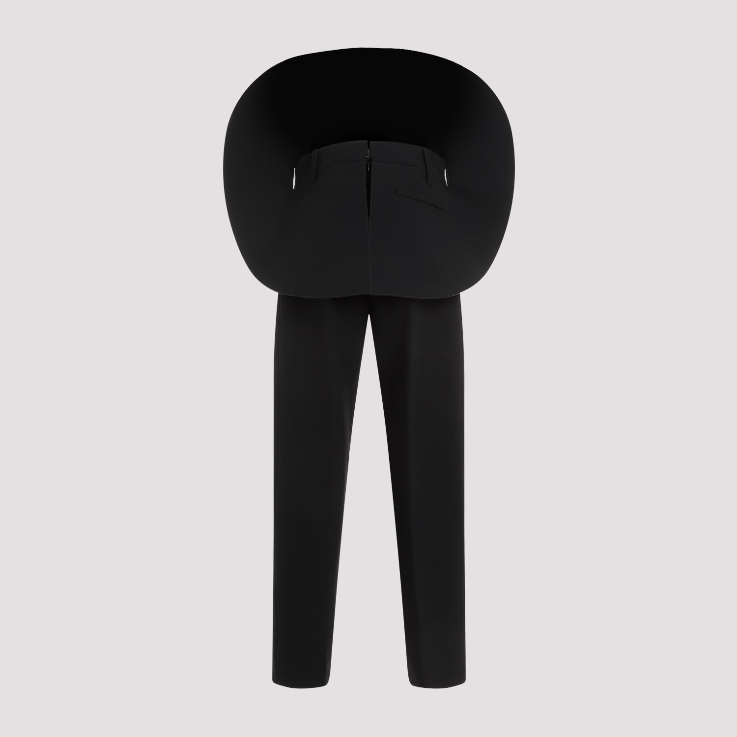 Shop Jacquemus Le Pantalon Rond Pants In Black