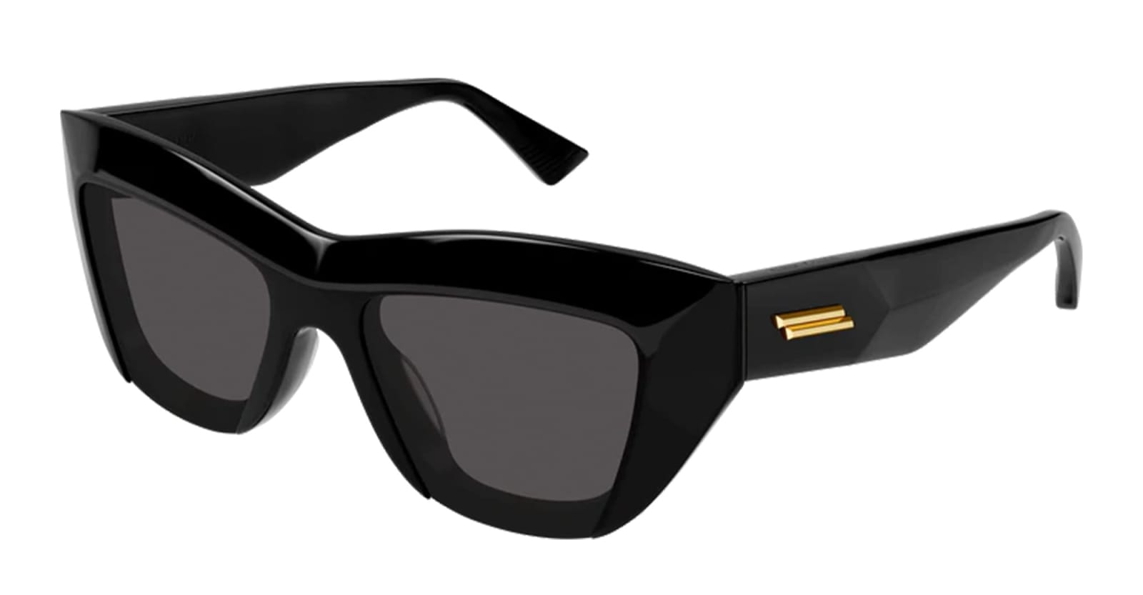 Shop Bottega Veneta Bv1118s-001 - Black Sunglasses
