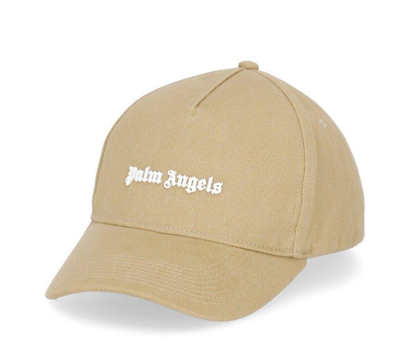 Palm Angels Logo Detailed Baseball Cap