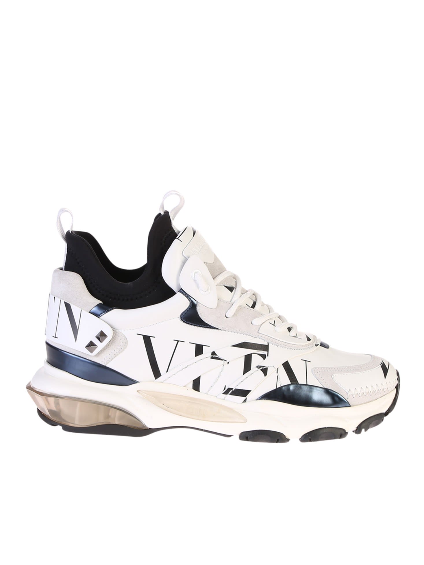 valentino bounce sneakers white