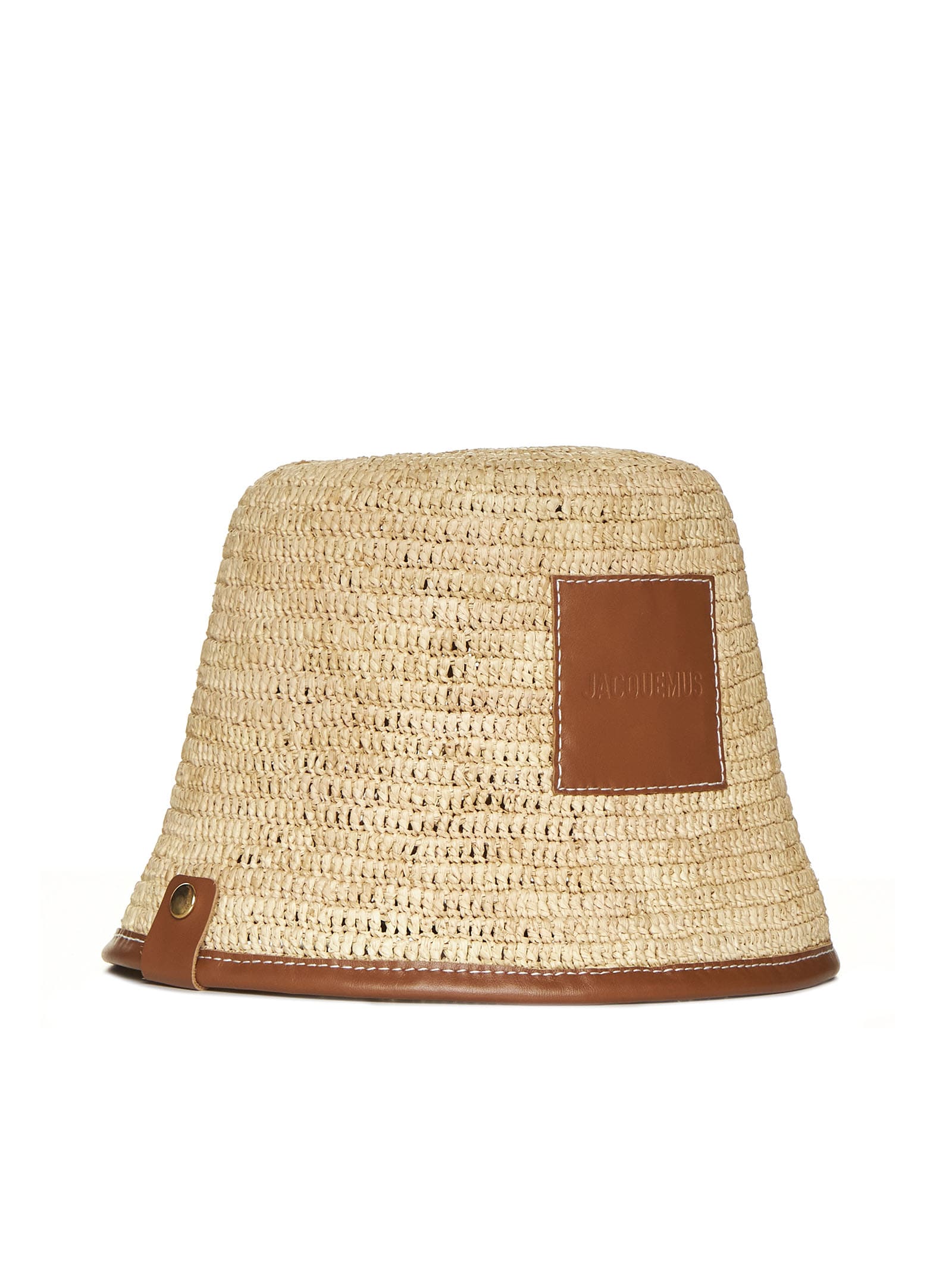 Shop Jacquemus Hat In Light Brown 2