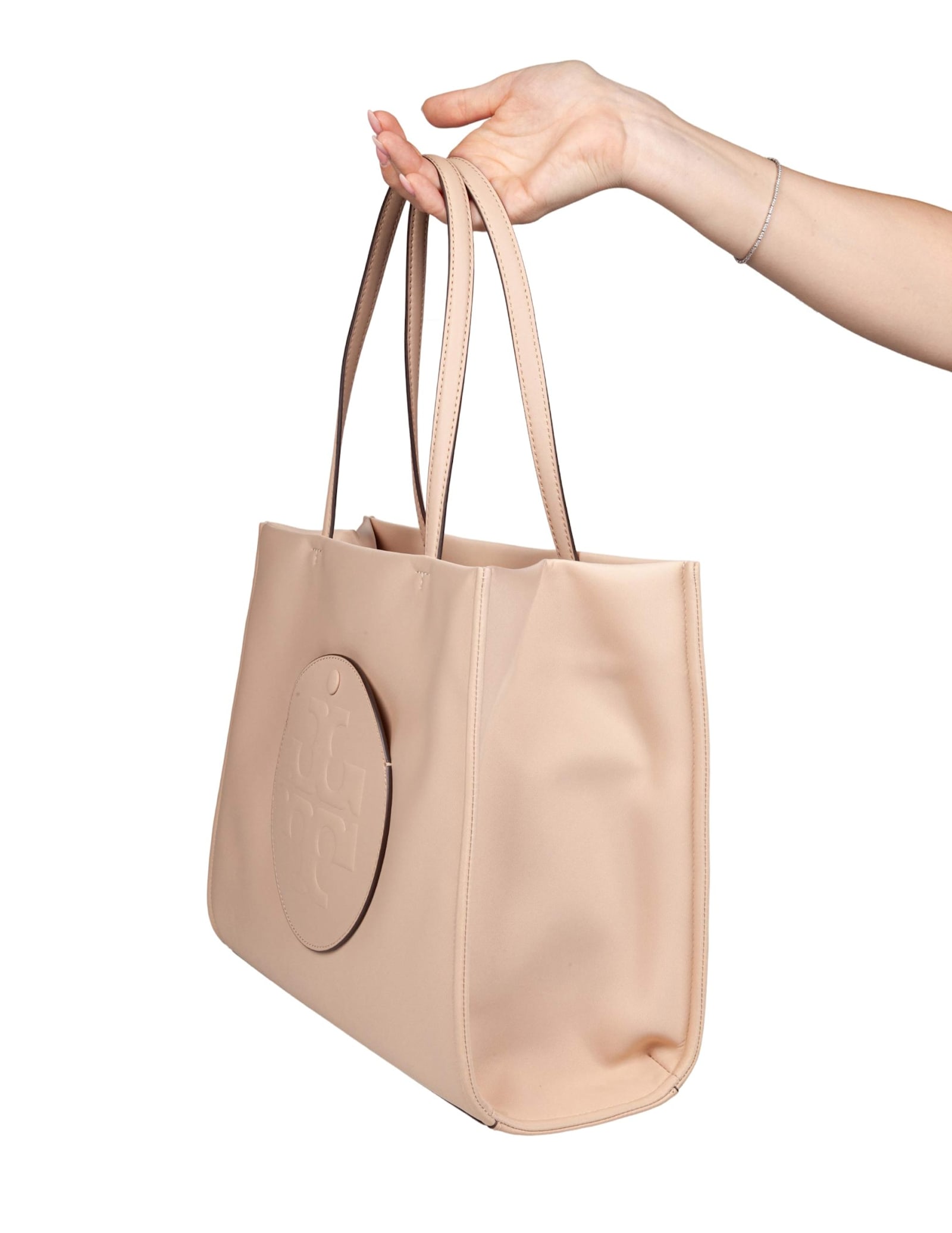 Tory Burch Ella Small Nylon Tote Bag In Rose Silk In Pink