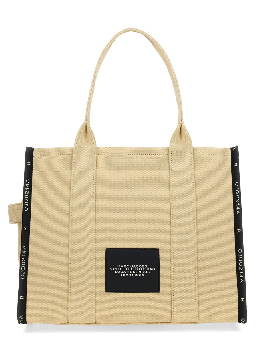 Shop Marc Jacobs The Tote Large Bag In Powder