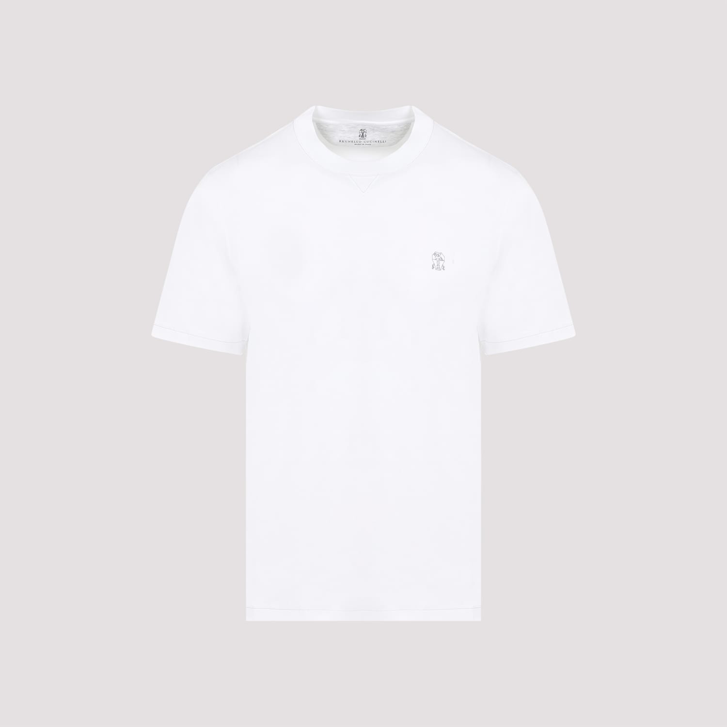 Shop Brunello Cucinelli T-shirt In White