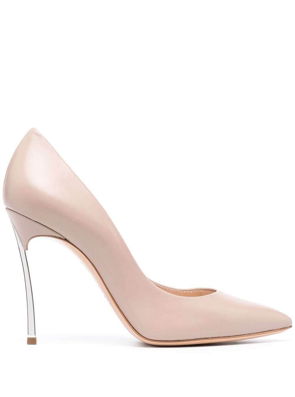 Casadei Blade Jolly Pumps In Pink Leather