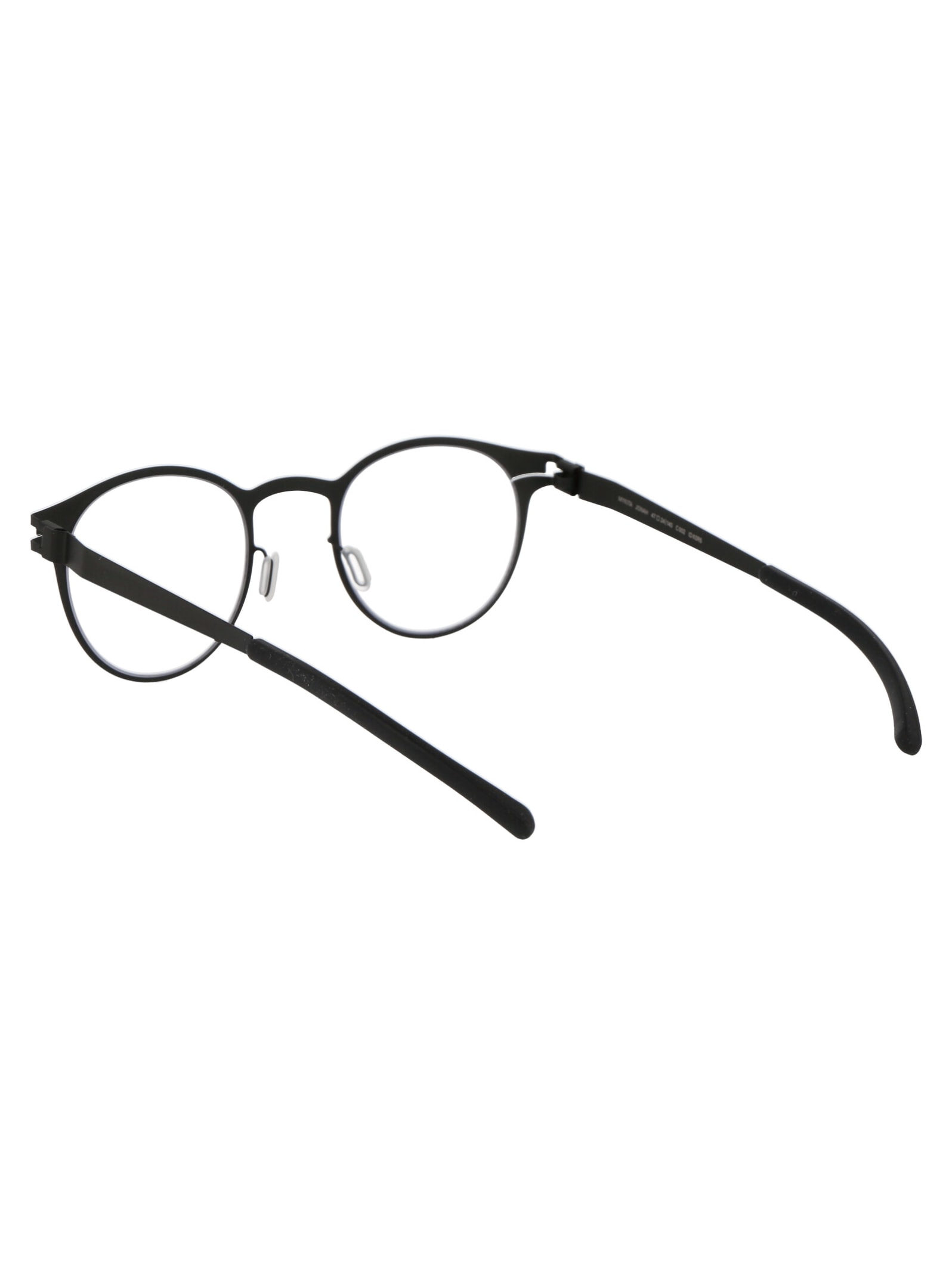 Shop Mykita Jonah Glasses In 002 Black Clear