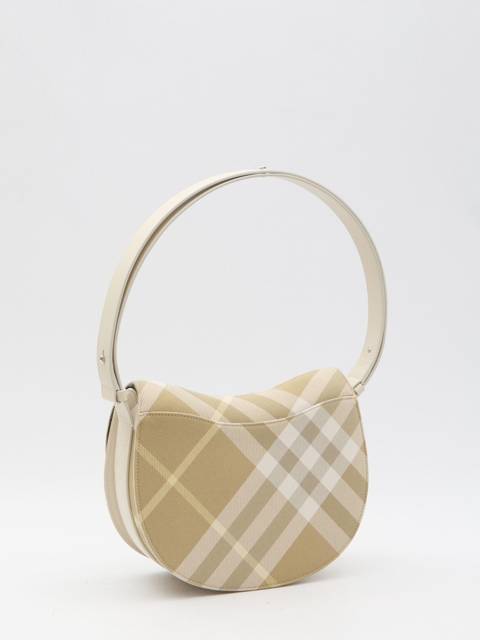 Shop Burberry Rocking Horse Medium Bag In Beige