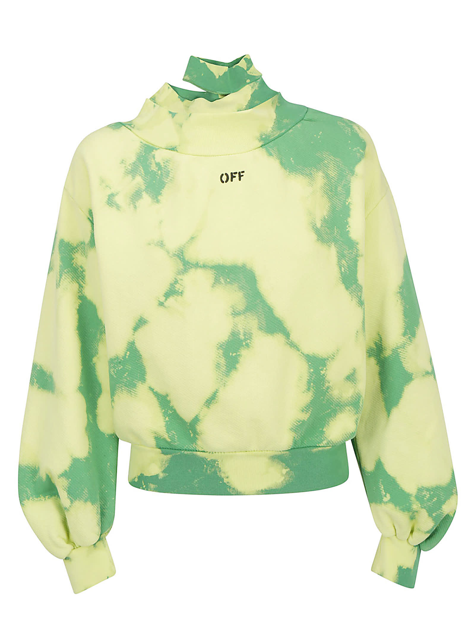 off white tie dye sweatshirt