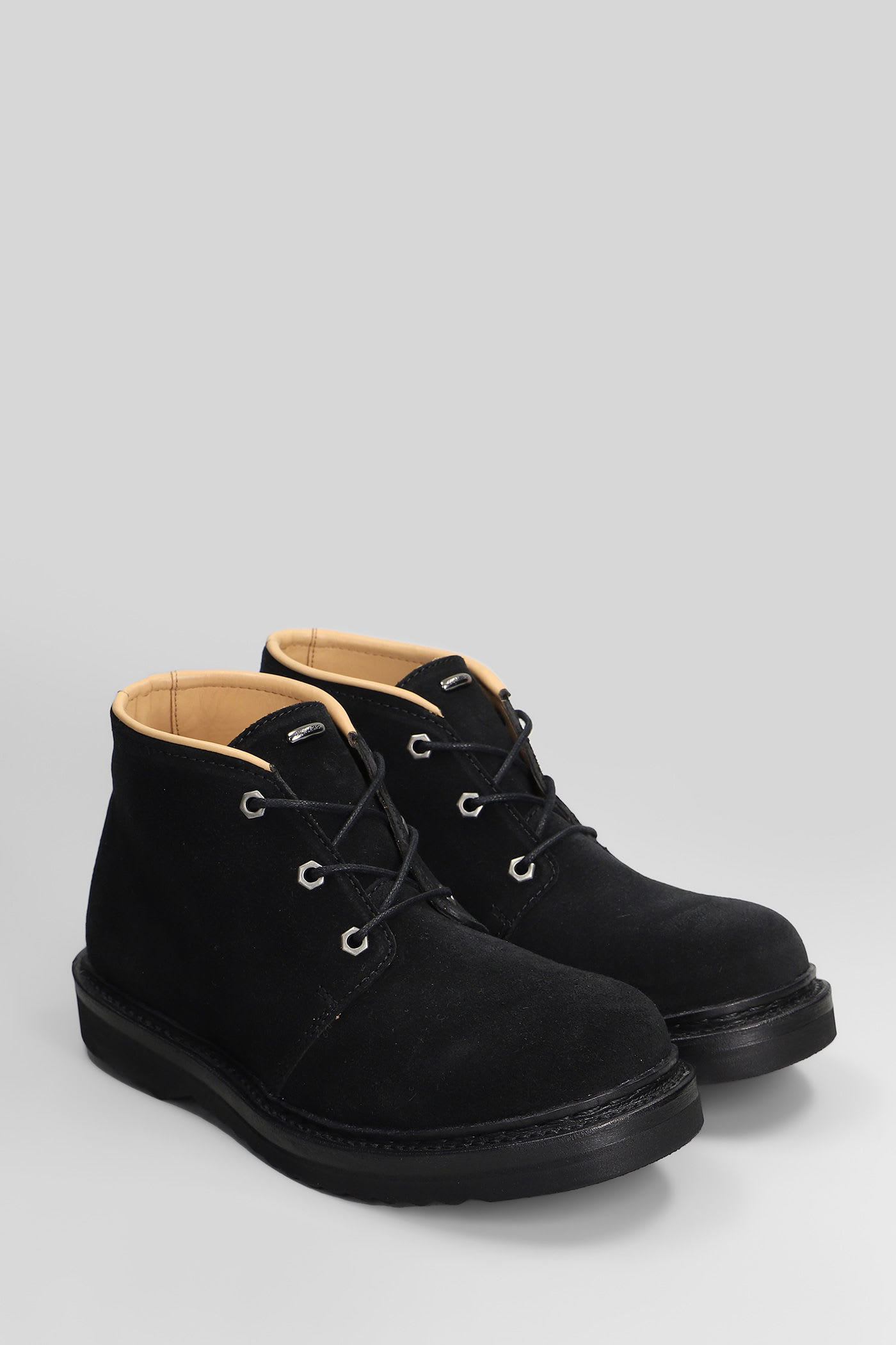 Our Legacy Chukka Boot Boots In Black Suede In Black