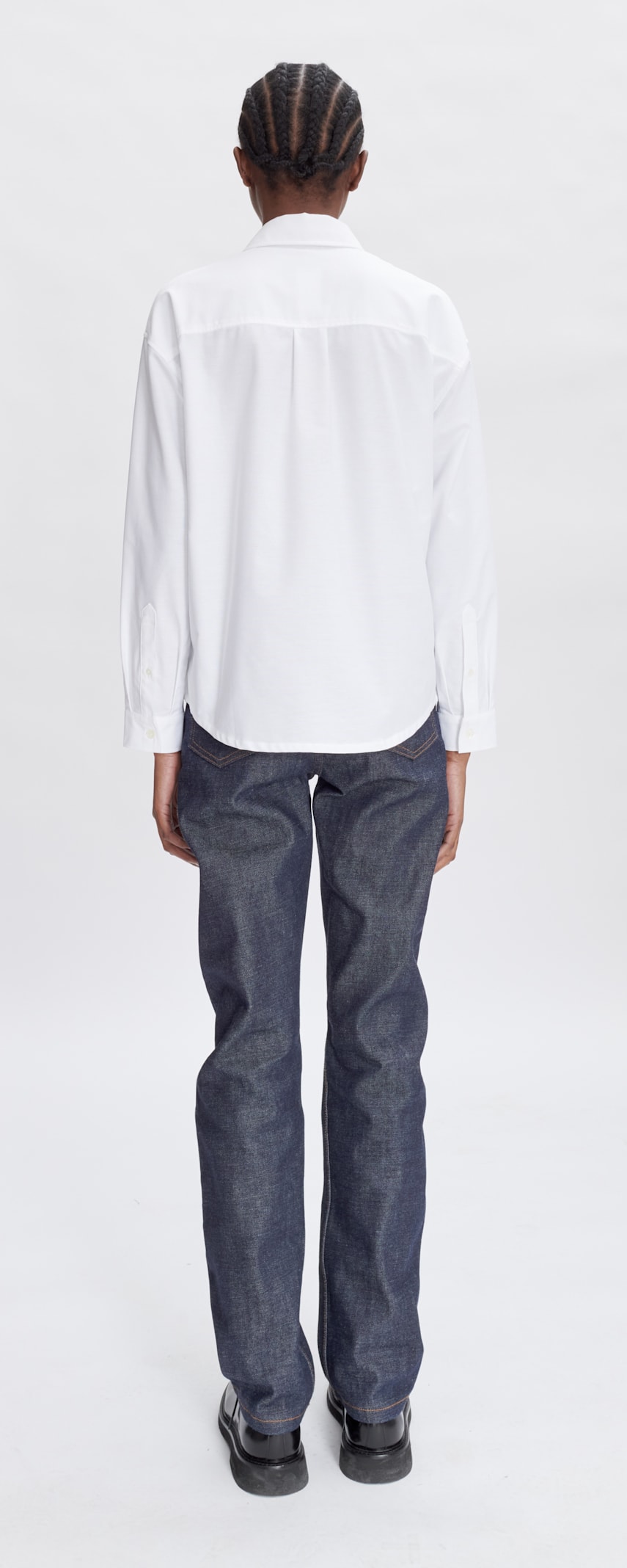 Apc Chemise Boyfriend Brodee A.p.c. In Aab Blanc