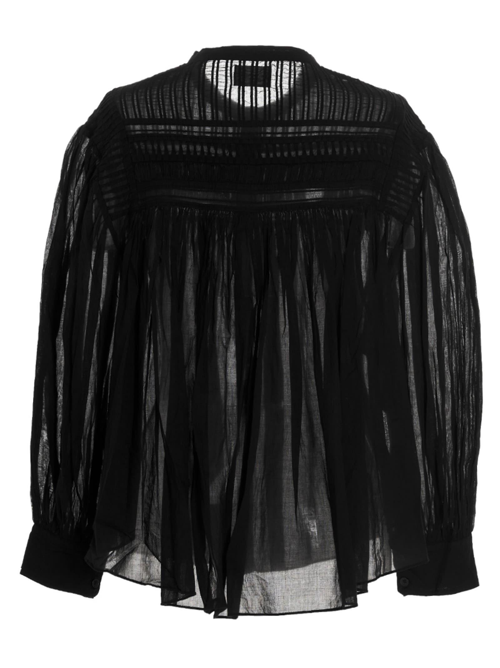 Shop Marant Etoile Plalia Shirt In Black