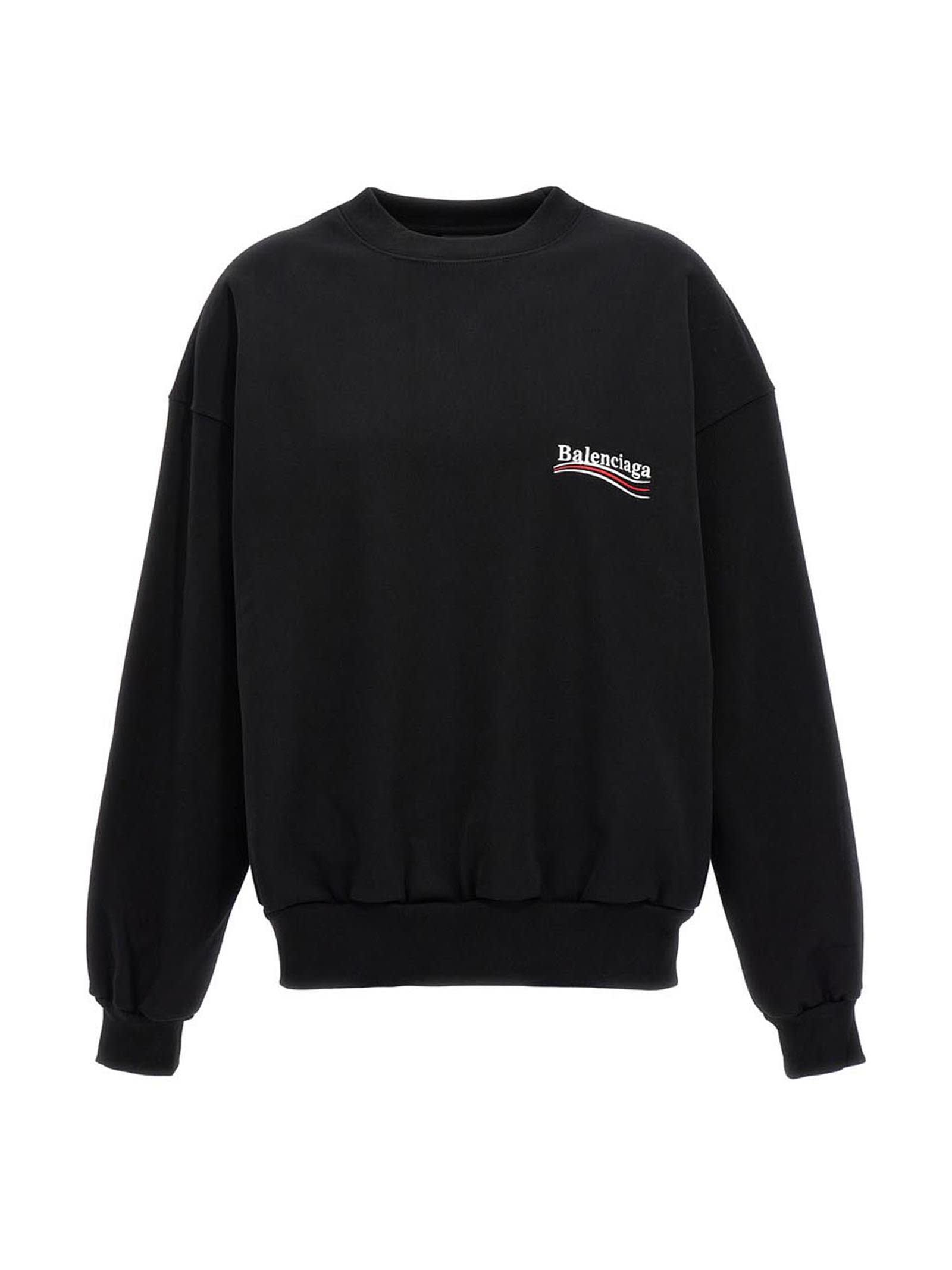 BALENCIAGA LOGO EMBROIDERY SWEATSHIRT