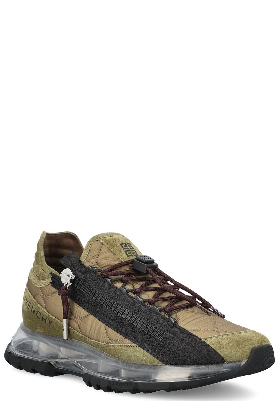 Shop Givenchy Spectre Runner Sneakers In Khaki/black