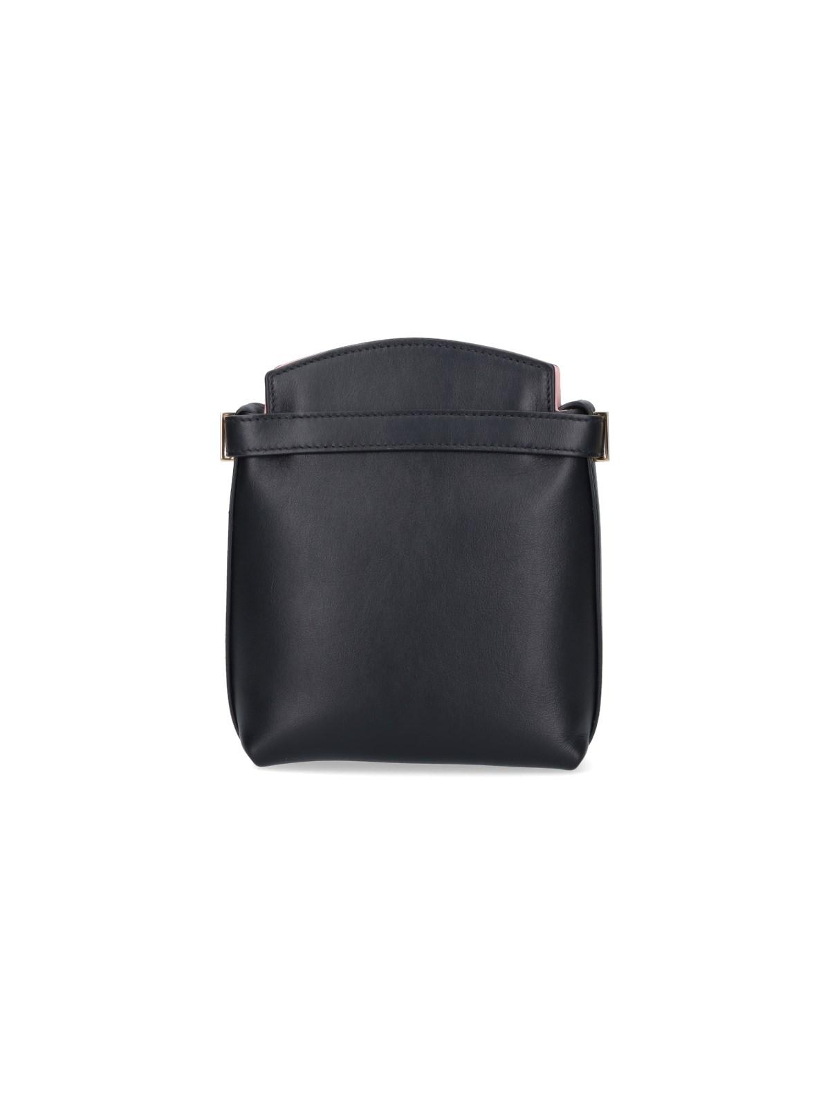 Shop Ferragamo Hug Logo Smartphone Holder In Black