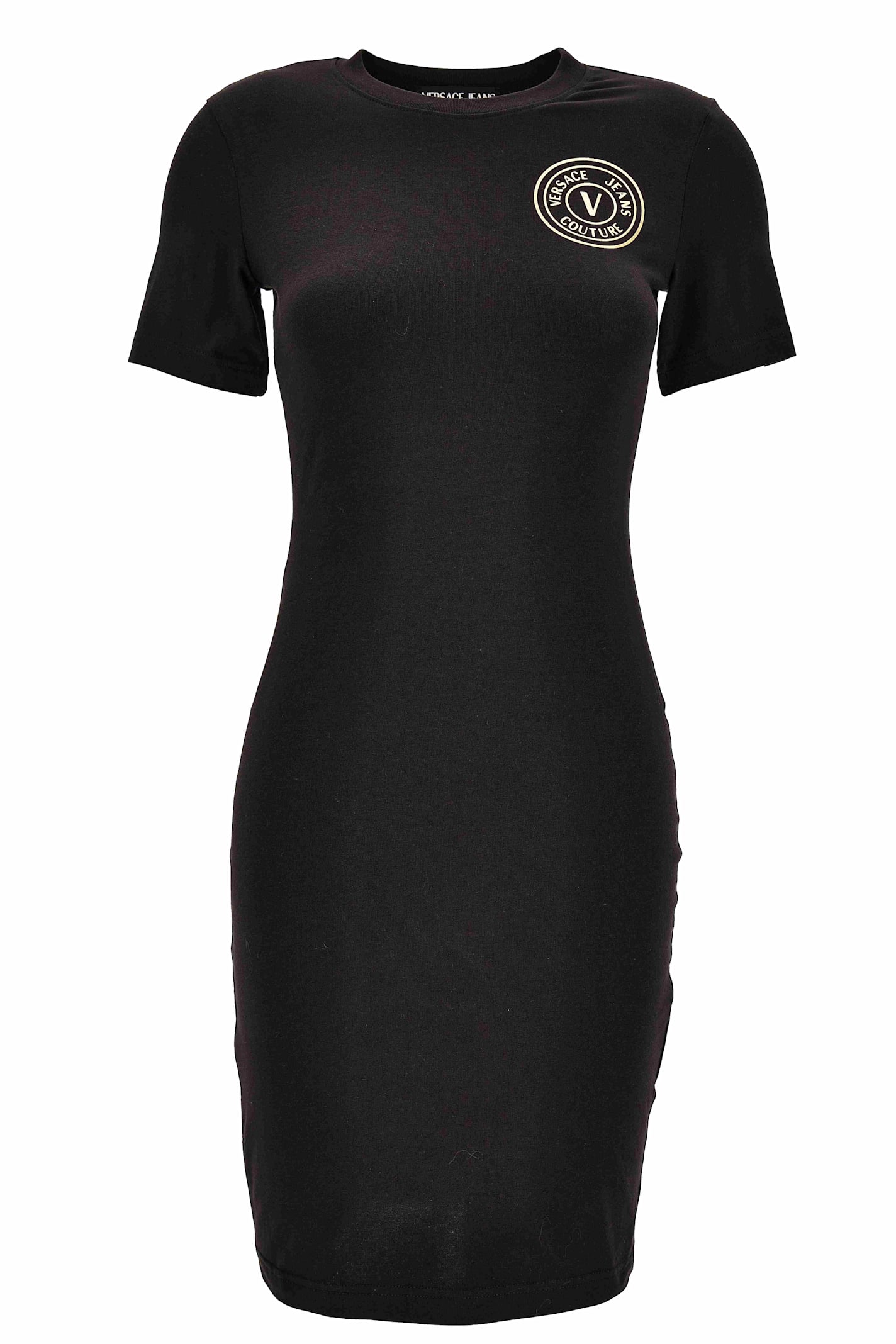 Versace Jeans Couture Pencil Dress In Black