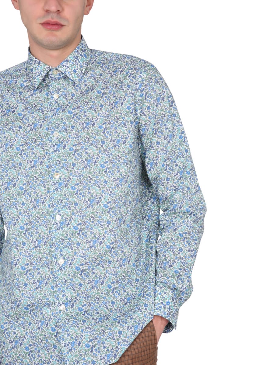 Shop Paul Smith Liberty Patterned Shirt In Multicolour
