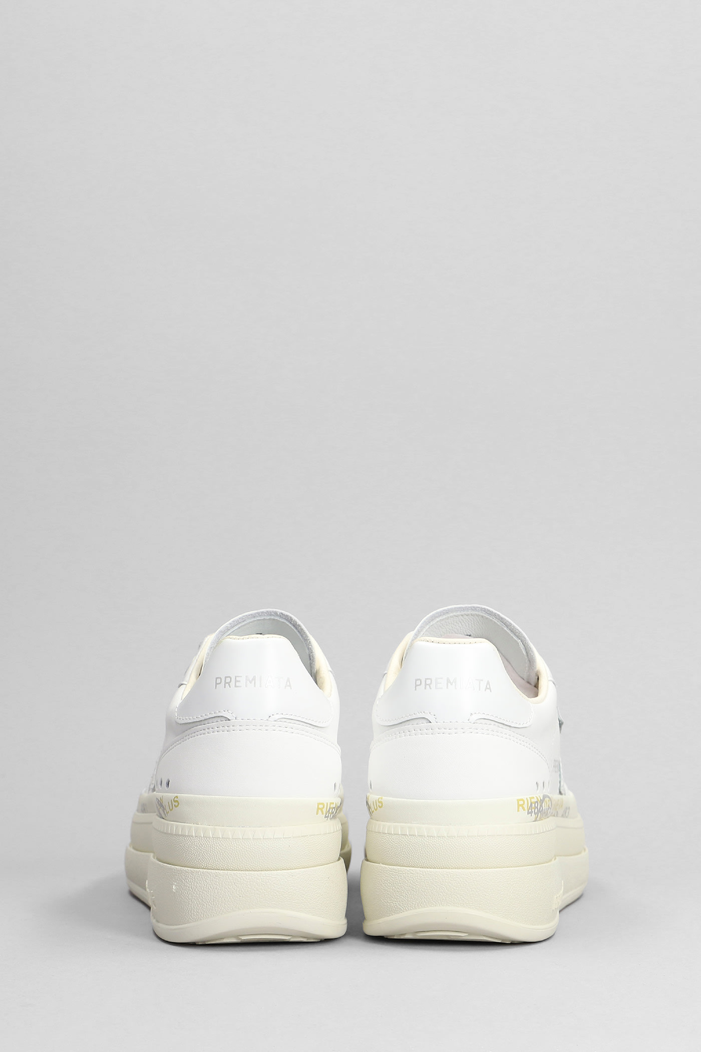 Shop Premiata Micol Sneakers In White Leather