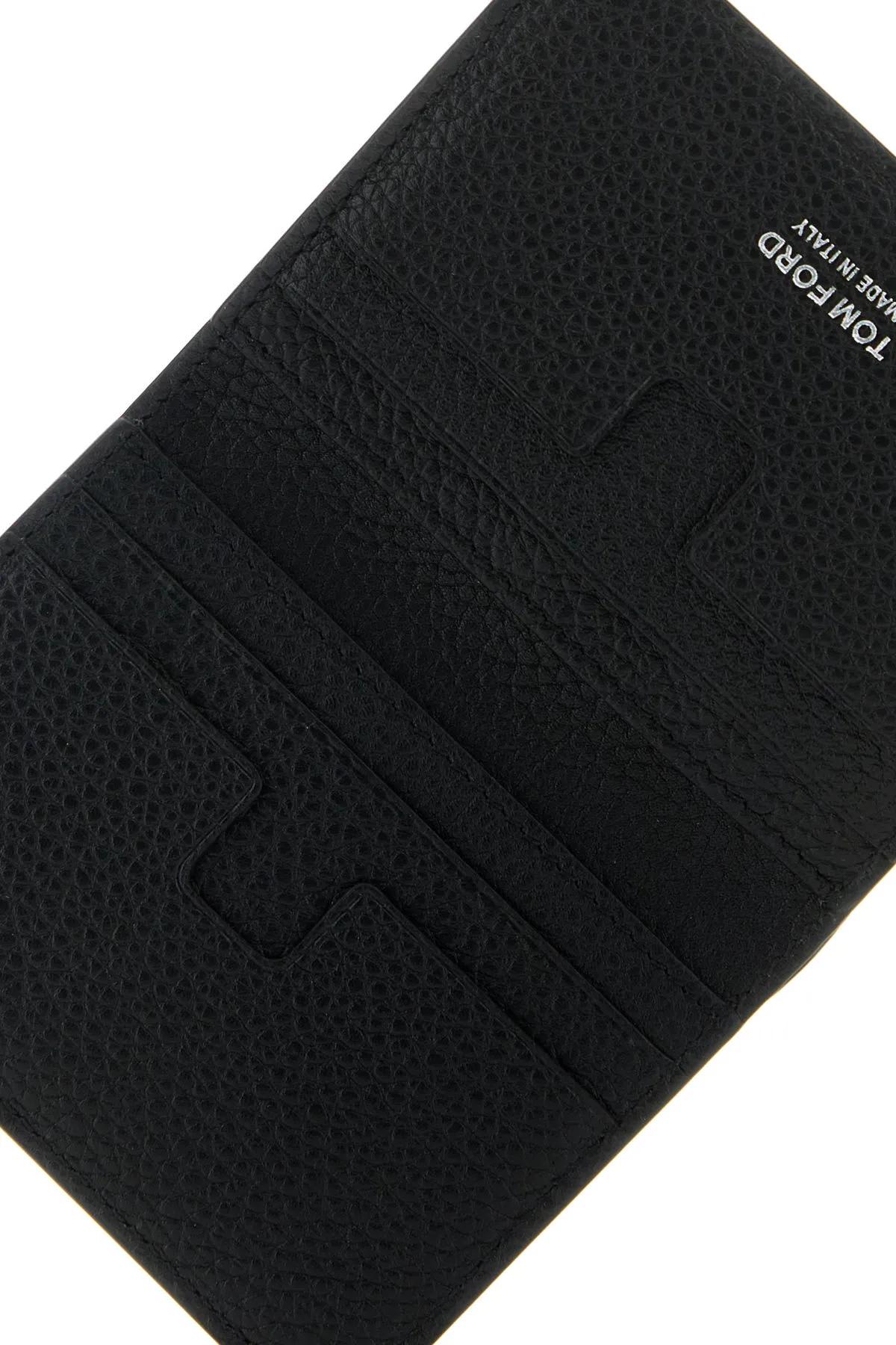 Shop Tom Ford Black Leather Wallet