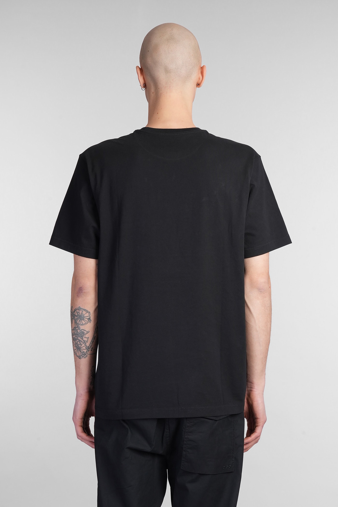 Maharishi T-shirt In Black Cotton In Black