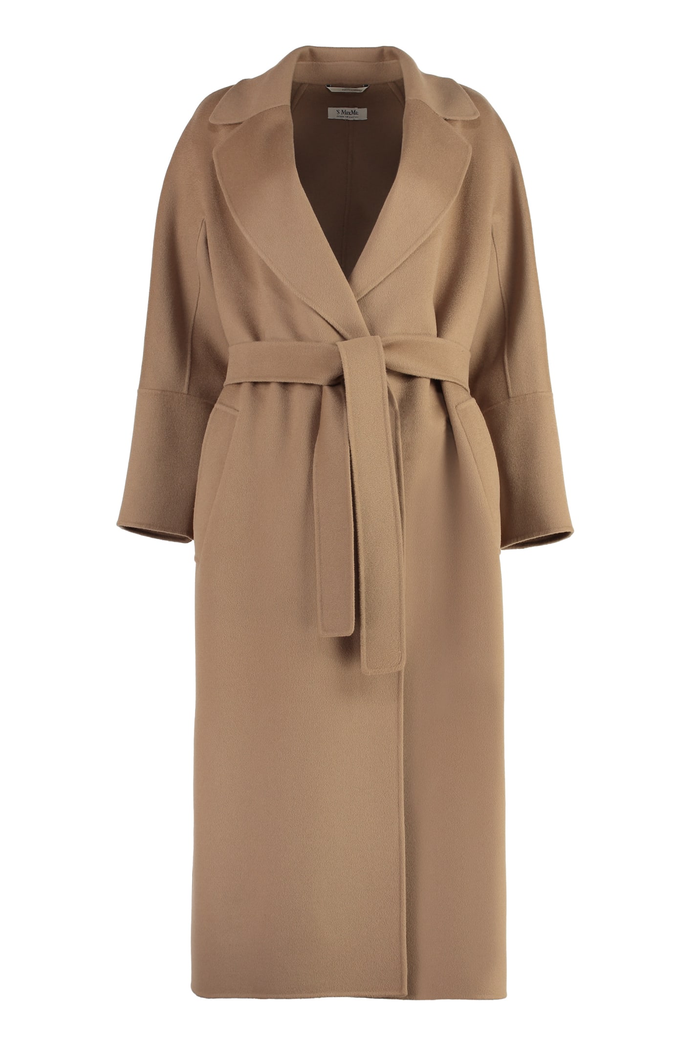 Shop 's Max Mara Elisa Virgin Wool Coat In Cammello