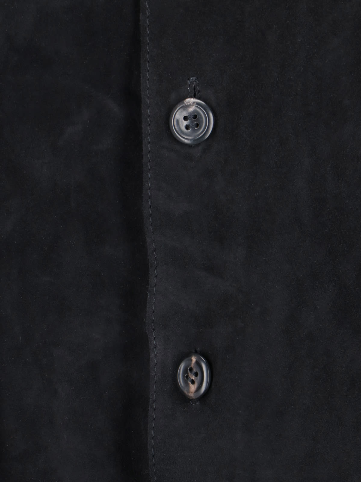 Shop Our Legacy Suede Shirt In Black