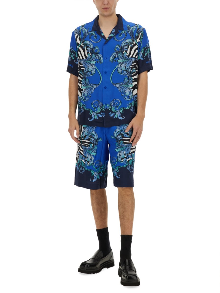 Versace Jeans Couture Viscose Shorts