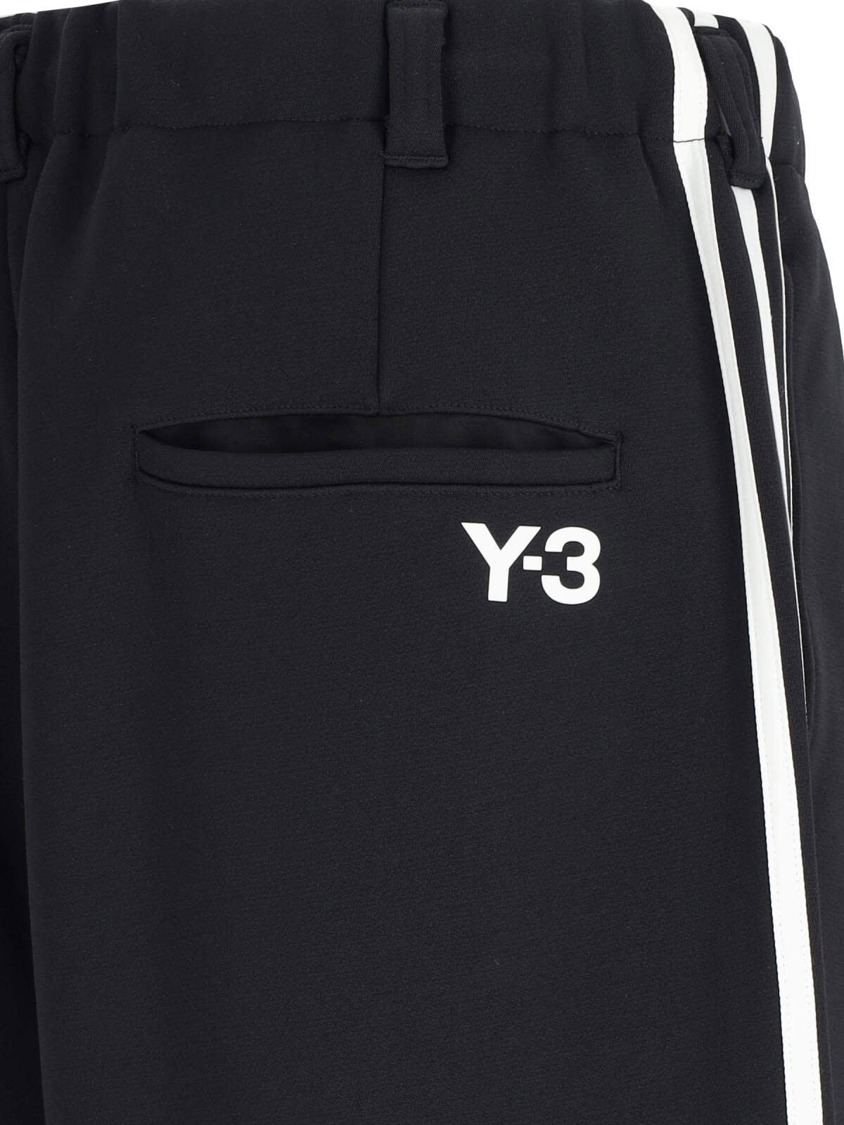 Shop Y-3 Joggers In Black