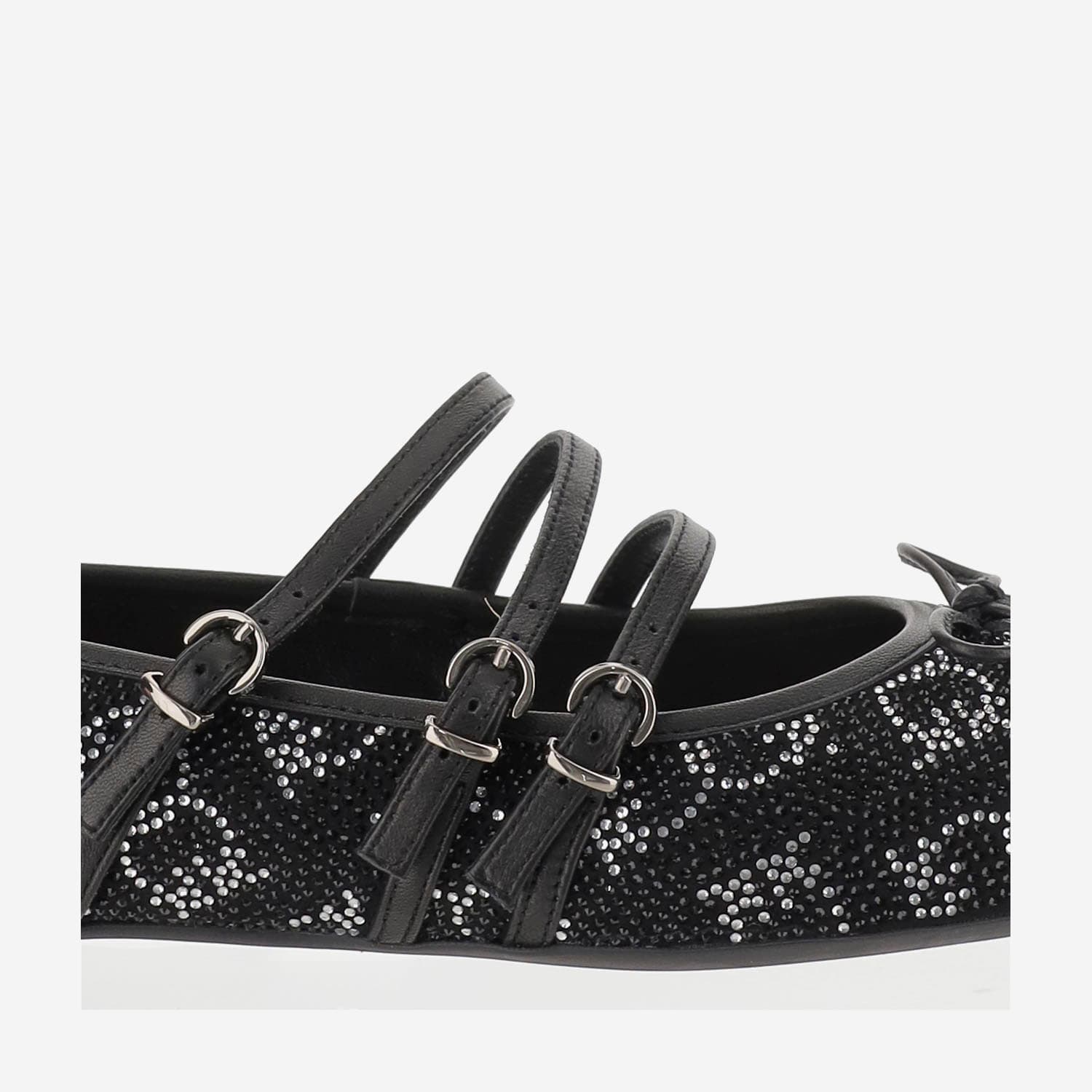 Shop Pinko Joy Ballet With Rhinestones In Black