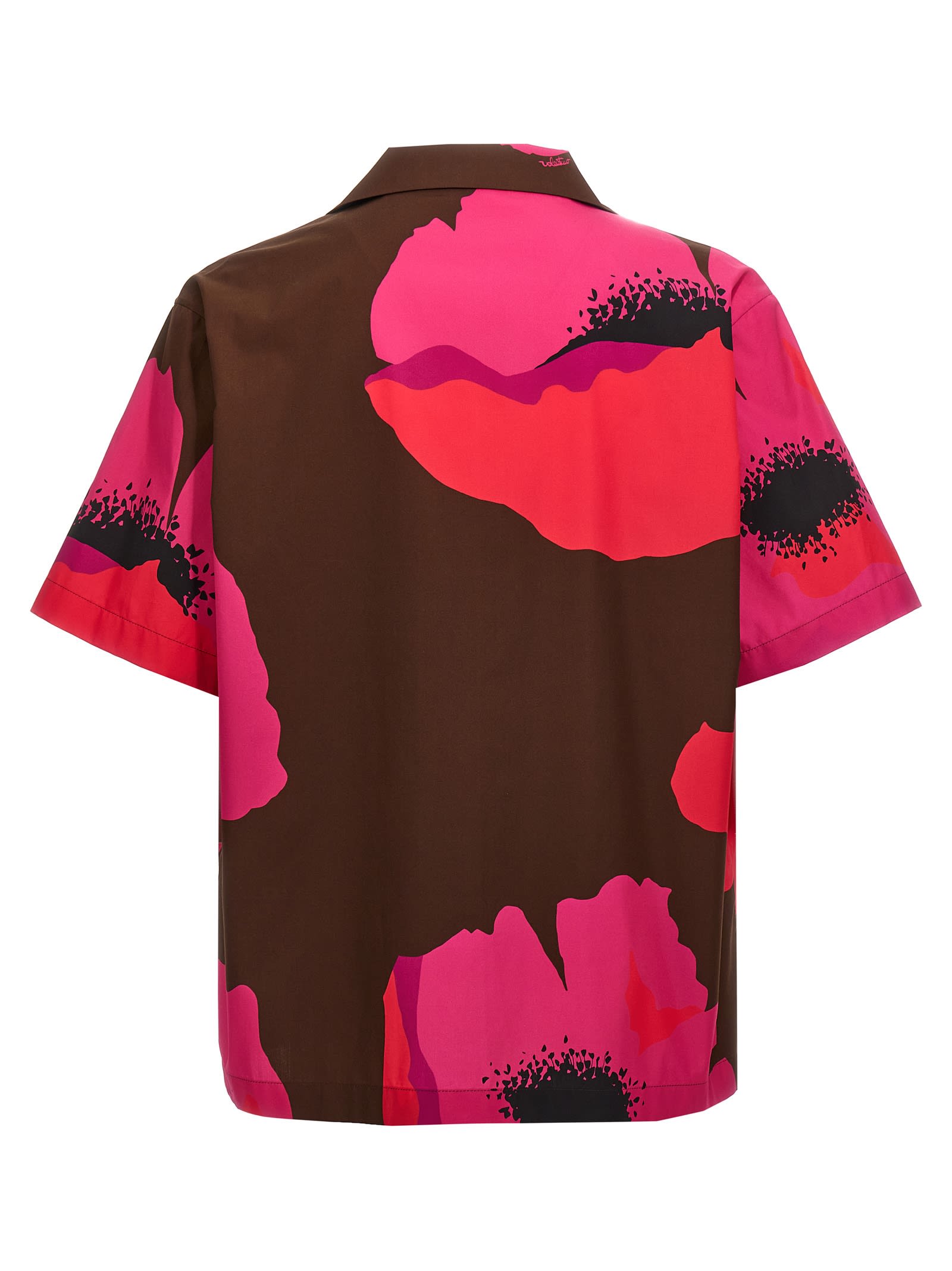 Shop Valentino Floral Print Shirt In Multicolor