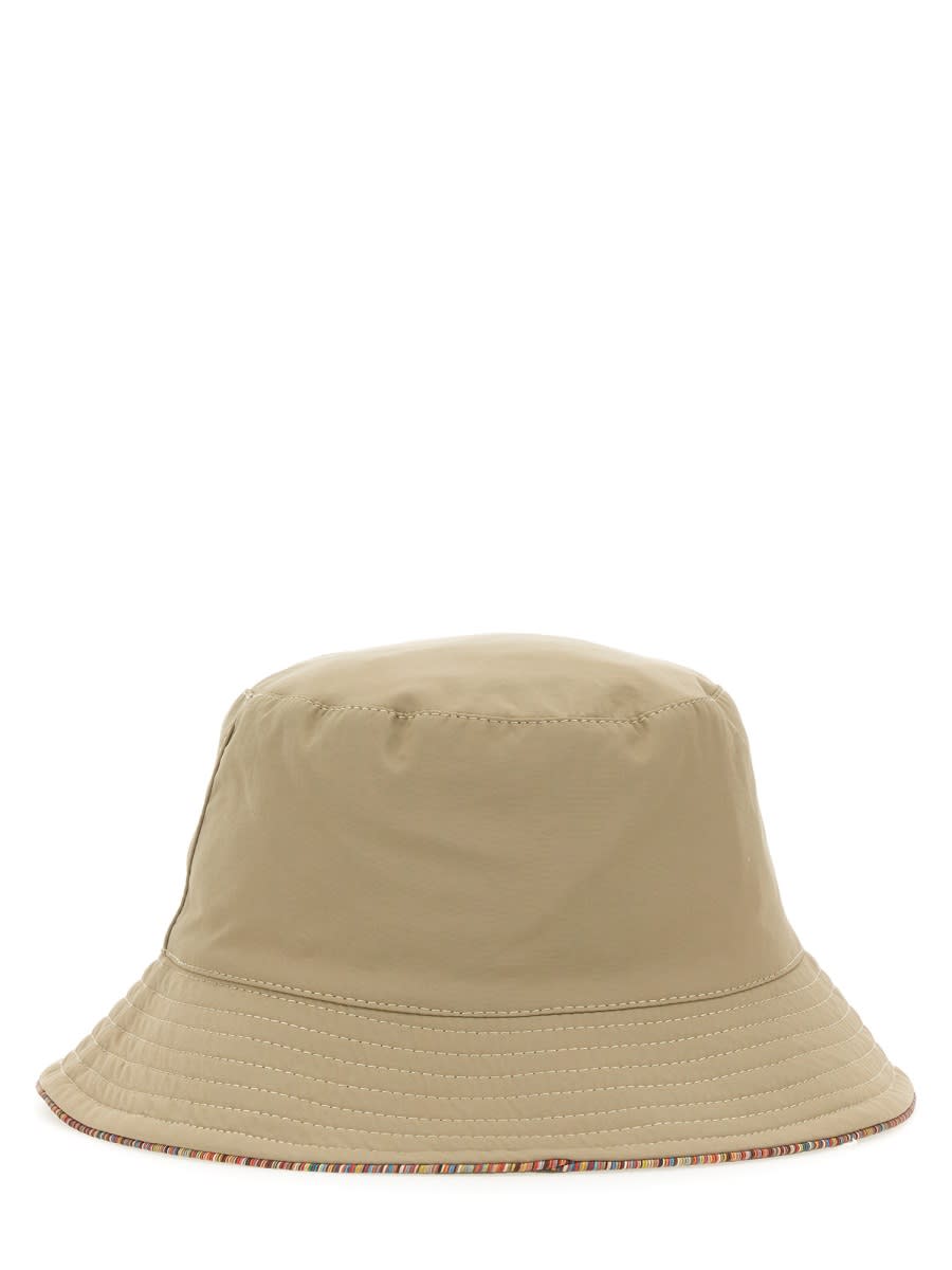 Shop Paul Smith Reversible Bucket Hat In Brown