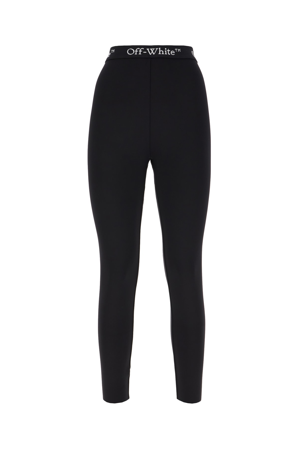 Off-White Black Stretch Nylon Leggings