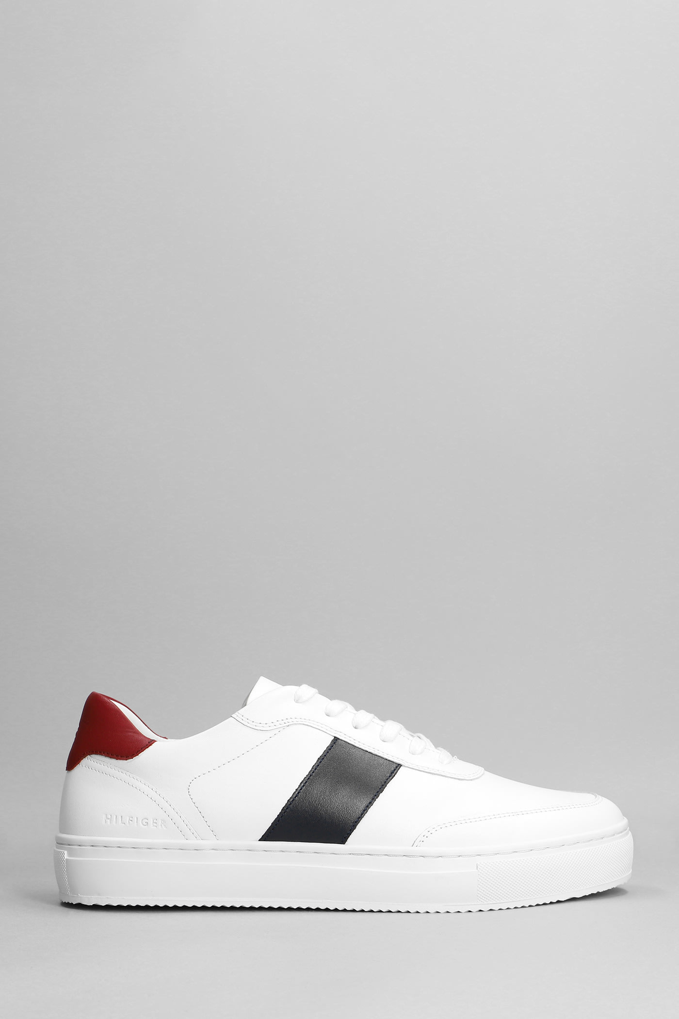 Tommy Hilfiger Premium Cupso Sneakers In White Leather