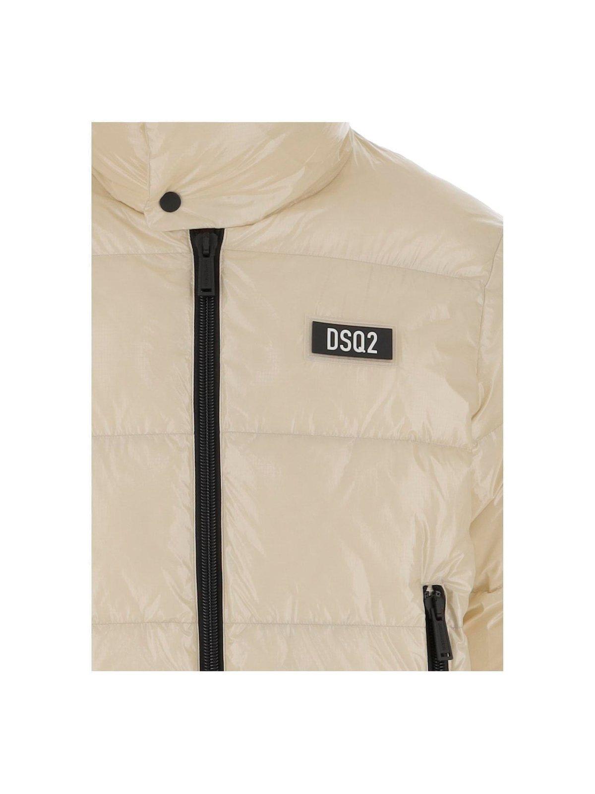 Shop Dsquared2 Ultra Light Down Jacket In White