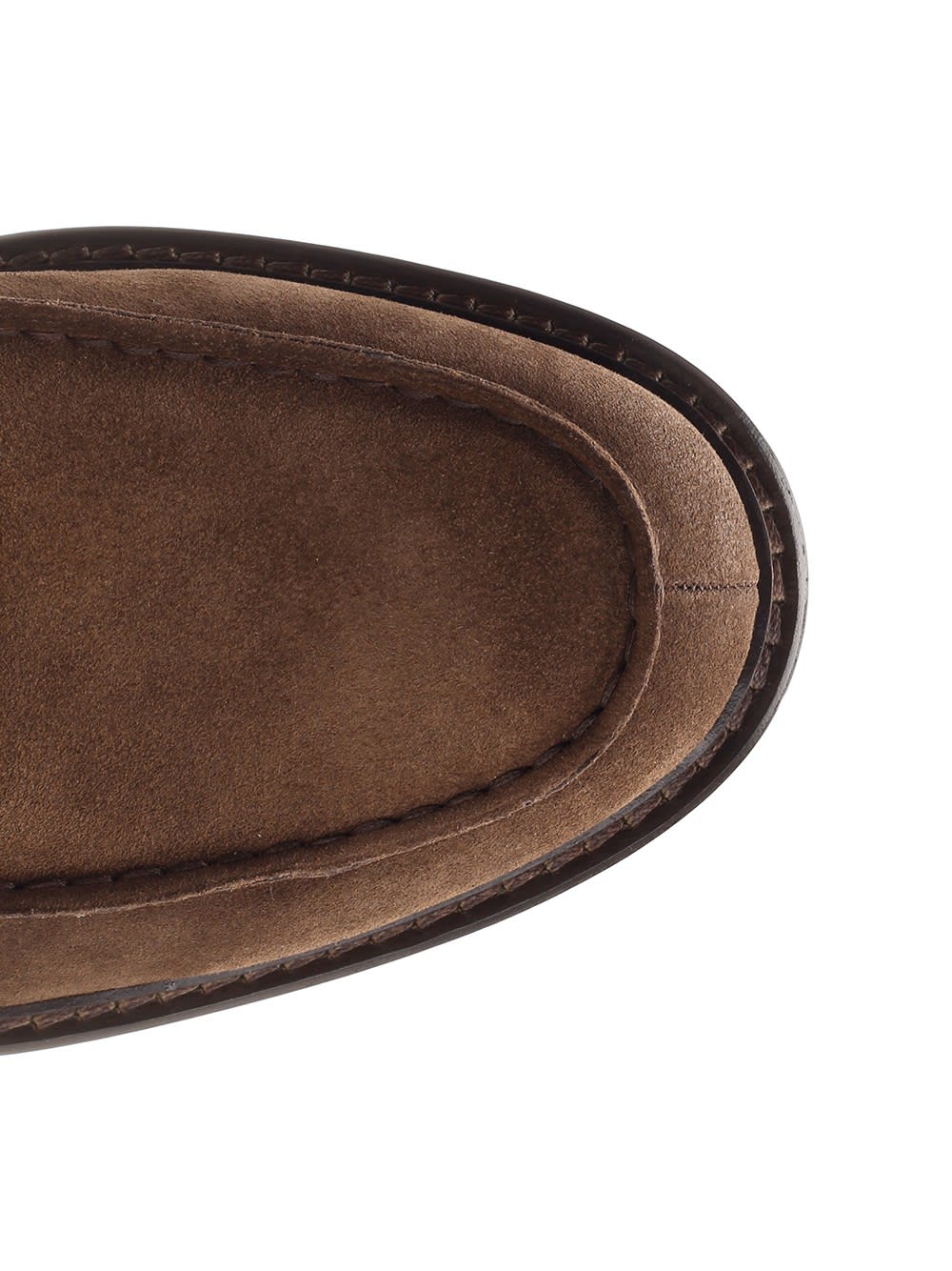 Shop Doucal's Dark Brown Loafer