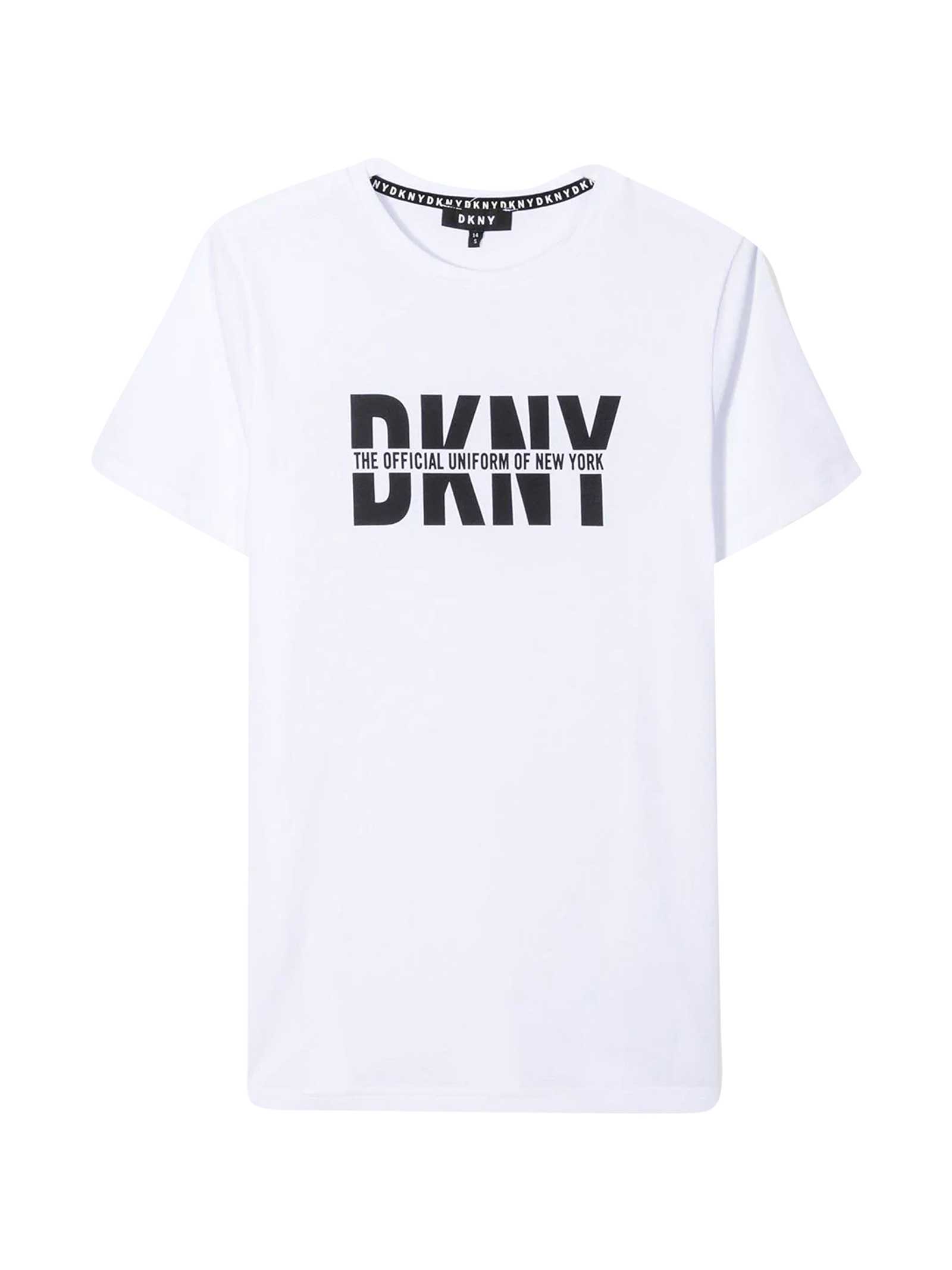 Dkny Cottons ROUND NECK T-SHIRT