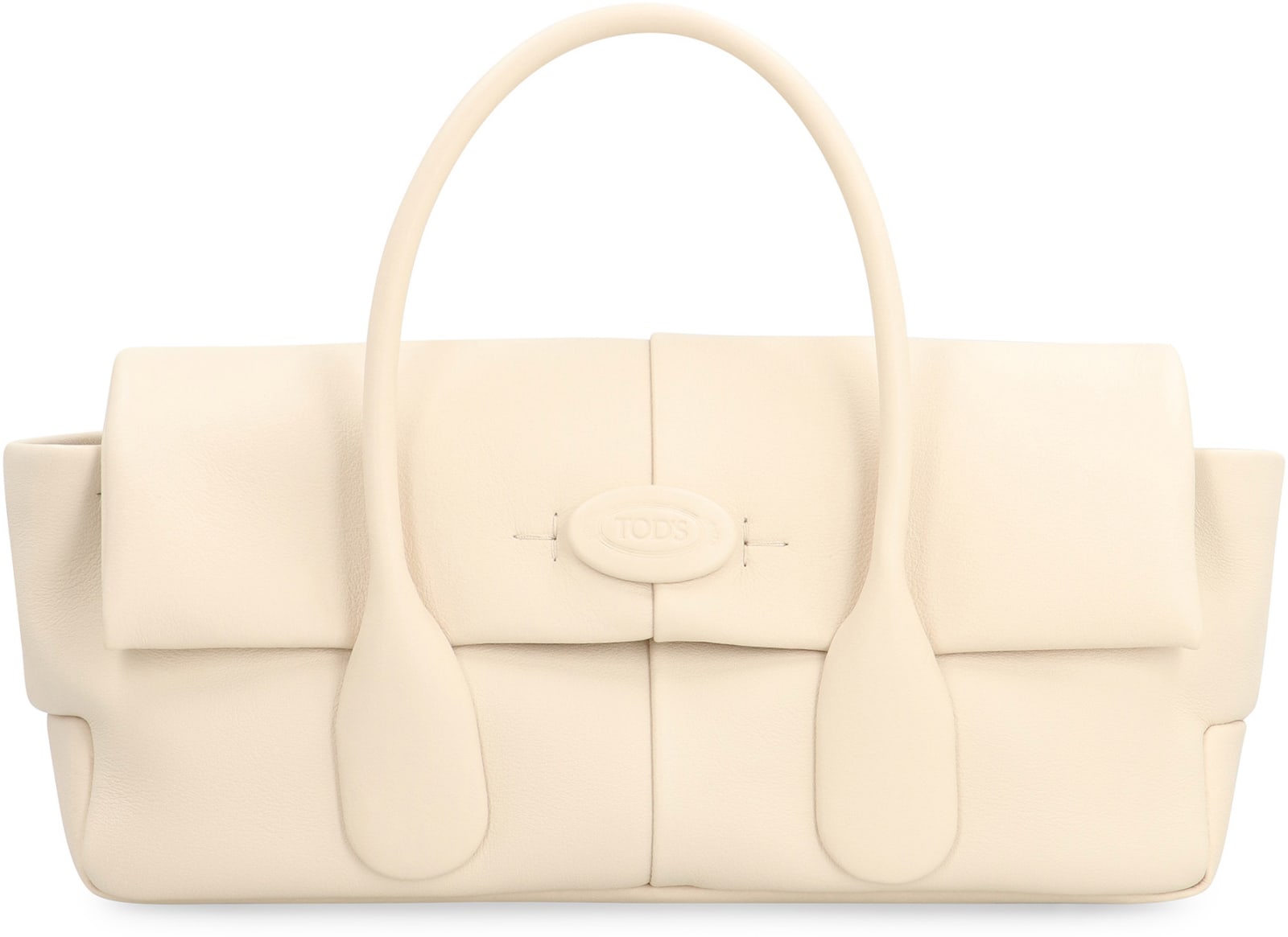 Shop Tod's Tods Di Leather Bag In White
