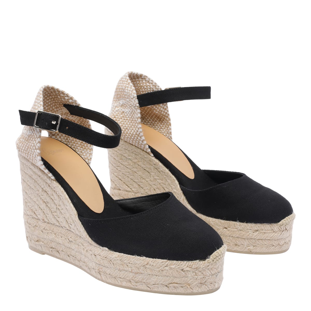 Castaã±er Castañer Woman Espadrilles Black Size 10 Textile Fibers In Black