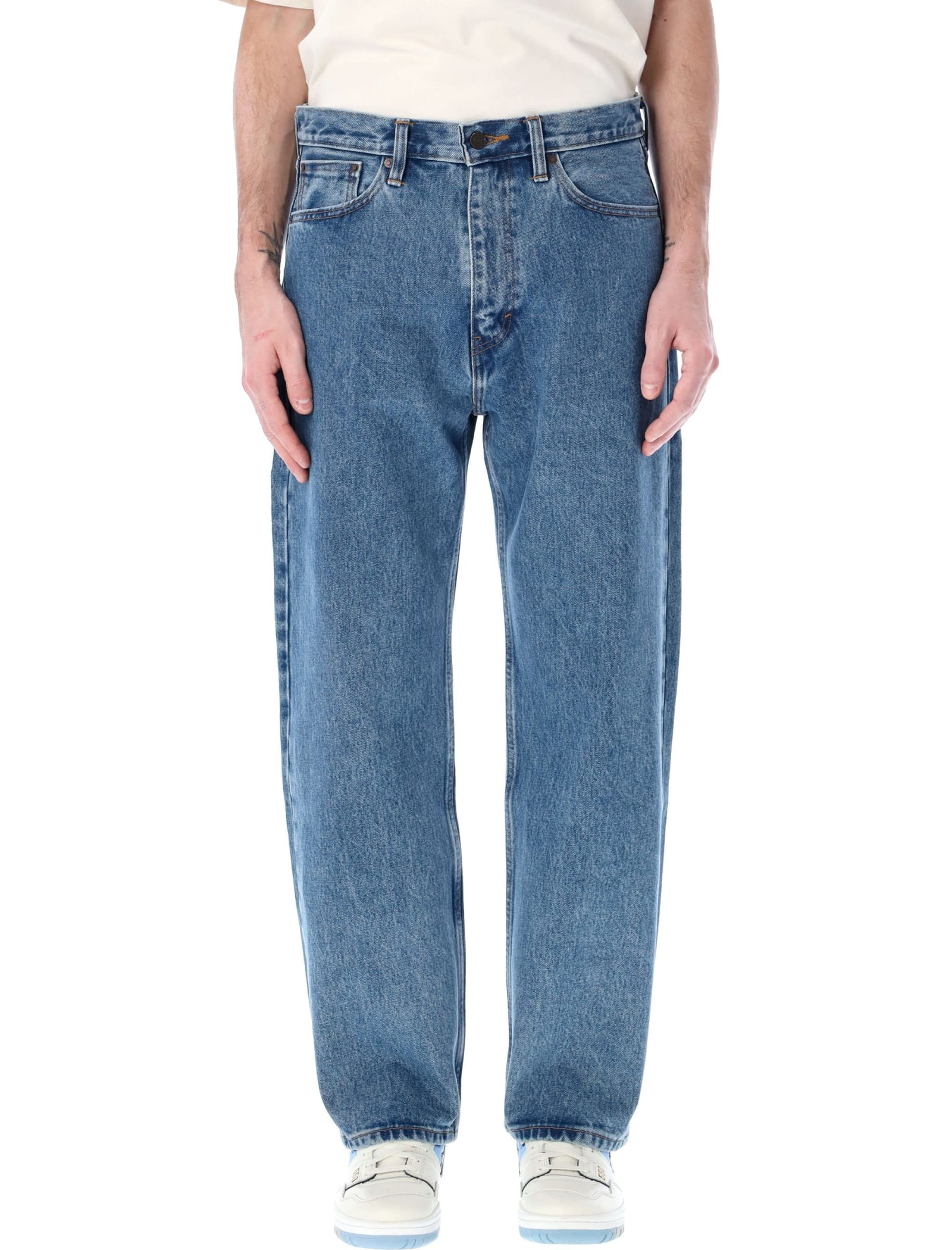 Cotton Baggy Five Pocket Jeans