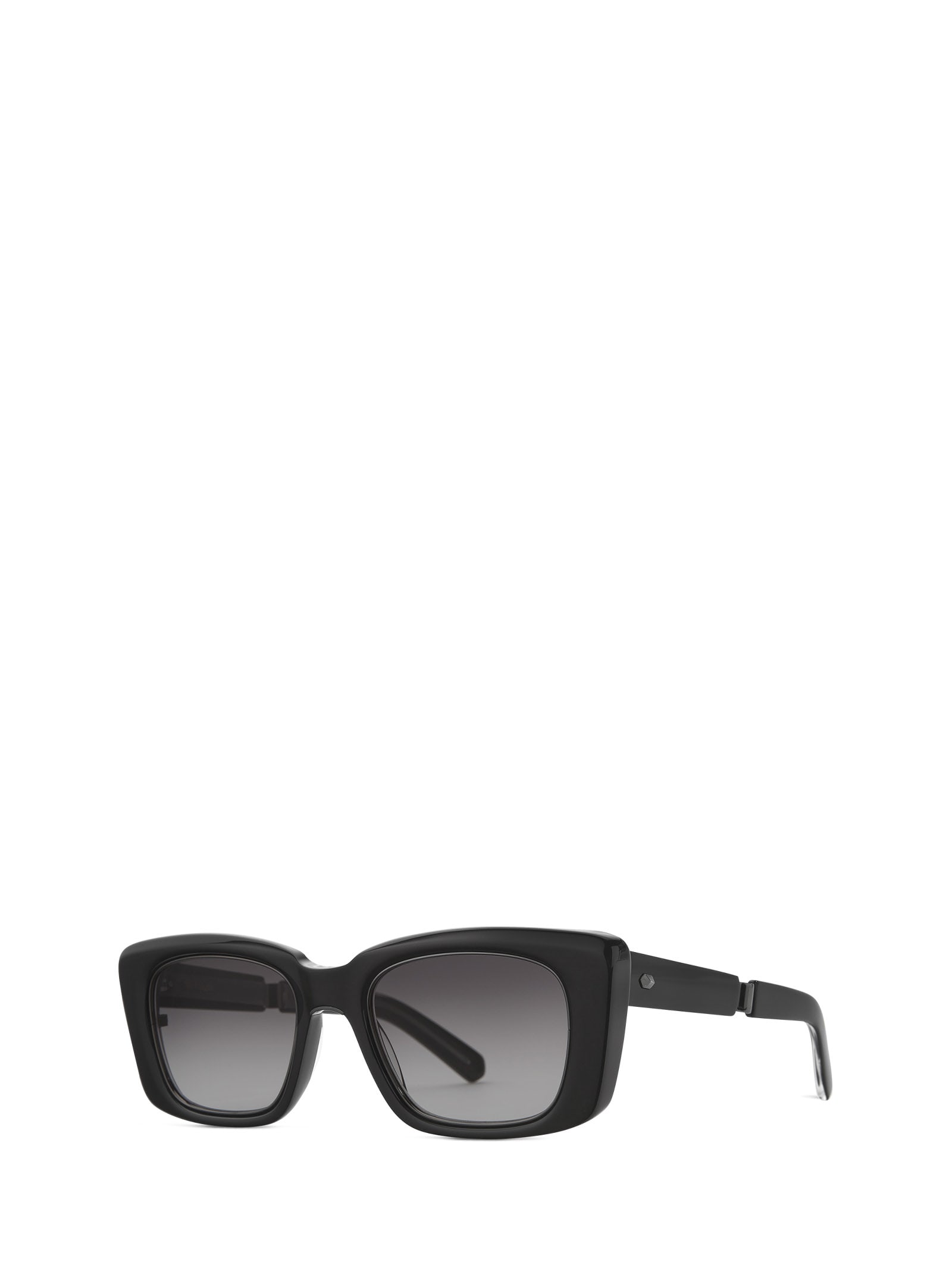 Shop Mr Leight Carman S Black-gunmetal Sunglasses