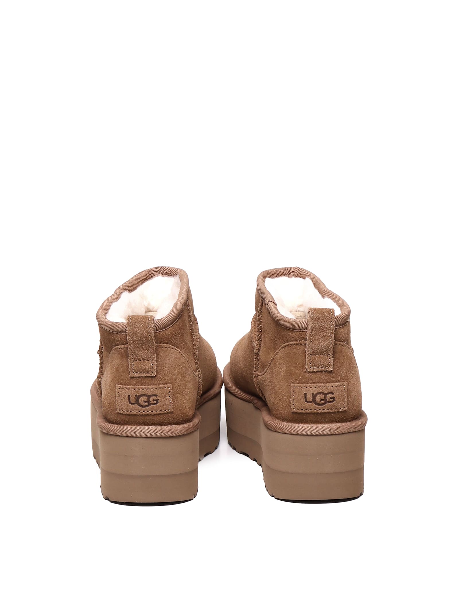 Ugg Women Classic Ultra Mini Platform Boot In Chestnut In Brown
