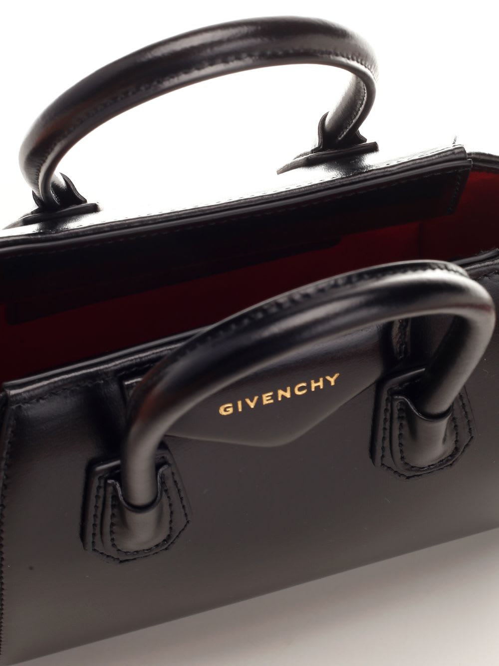 Shop Givenchy Antigona Toy Handbag In Black