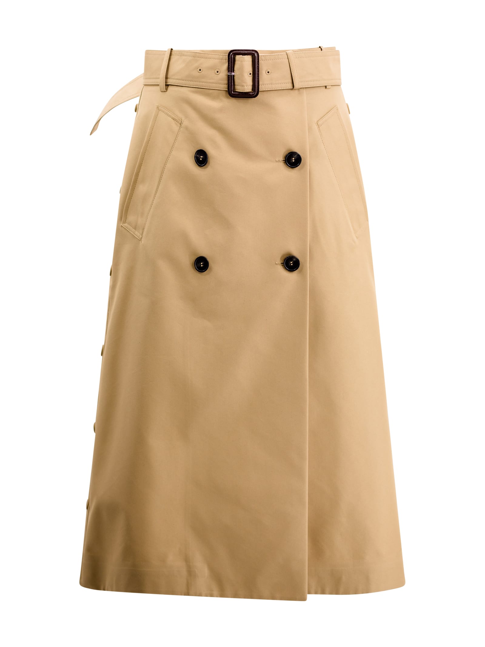 Gabardine Wallet Skirt