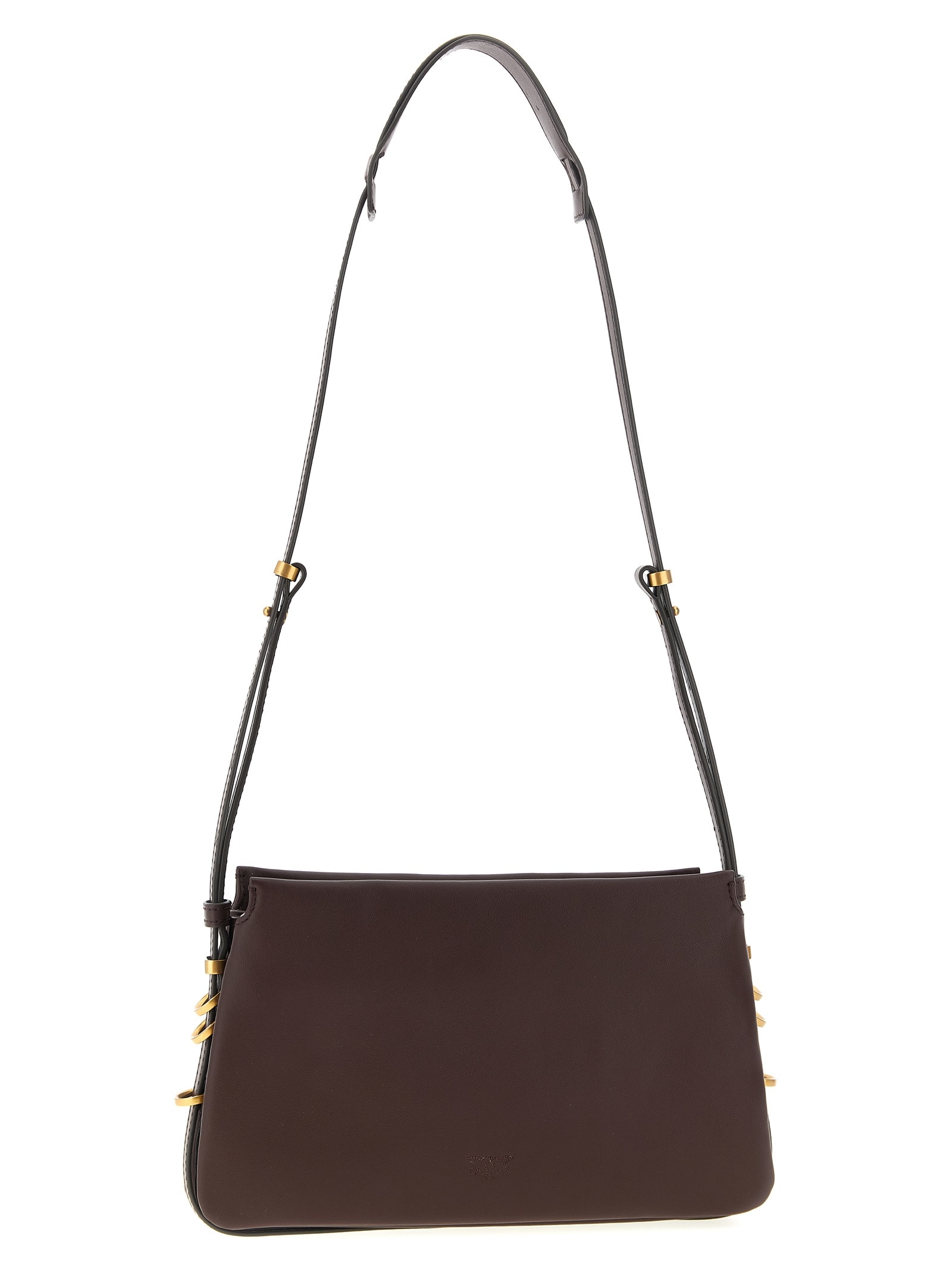 Pinko Mini One Two Three Crossbody Bag In Brown