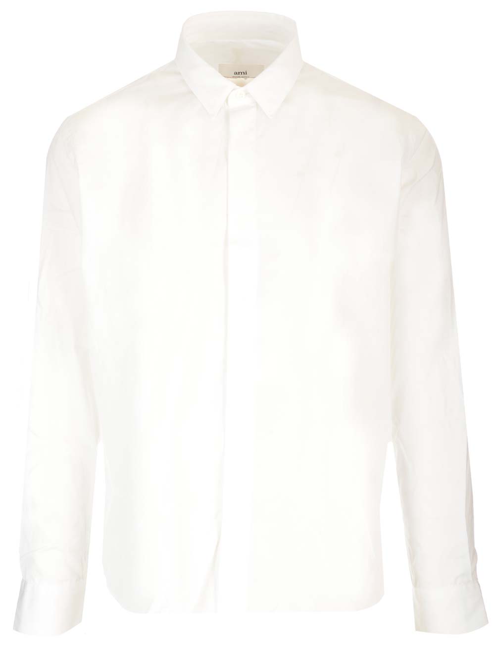 Shop Ami Alexandre Mattiussi White Cotton Shirt
