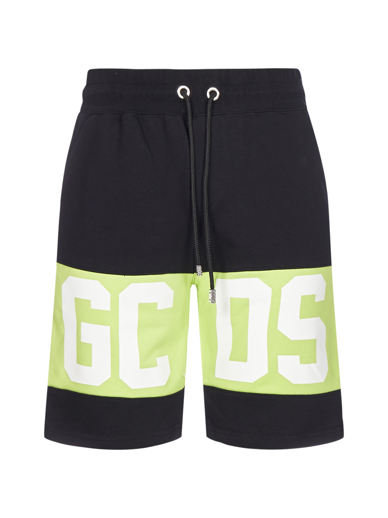 GCDS Logo-band Cotton Shorts