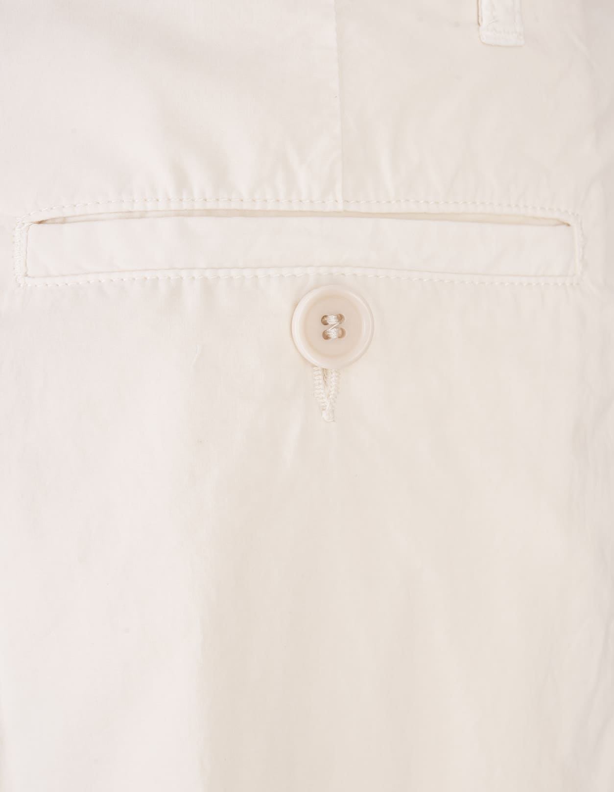 Shop Aspesi Natural Cotton Poplin Chino Trousers In Brown