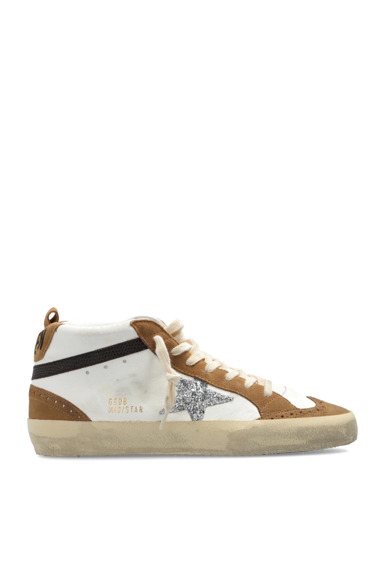 Shop Golden Goose Sports Shoes Mid Star Classic In Bianco