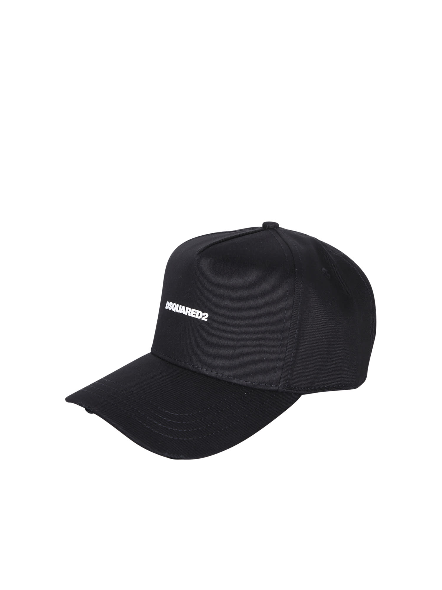 Shop Dsquared2 Black Baseball Cap