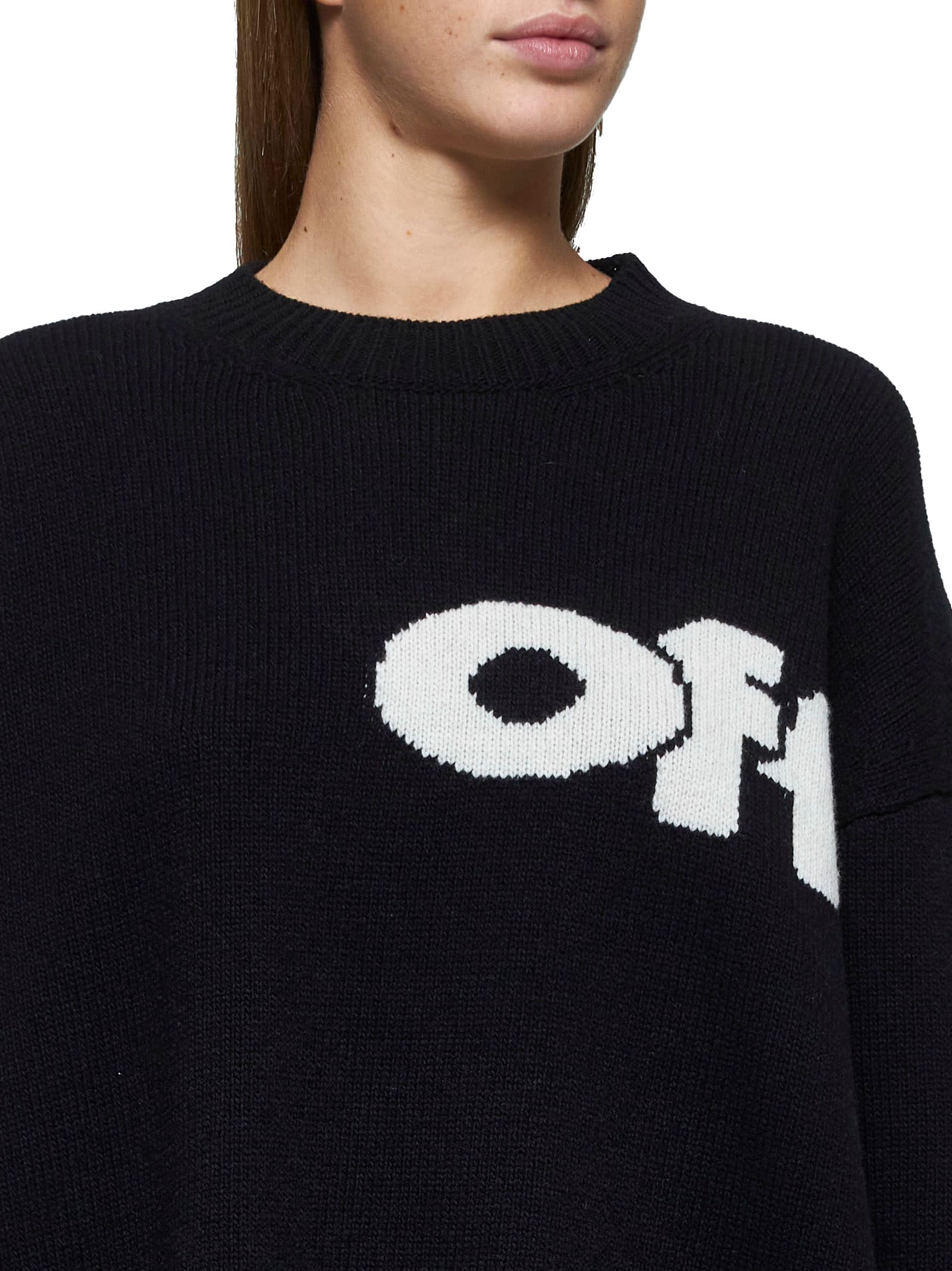 Shop Off-white Sweater In Black