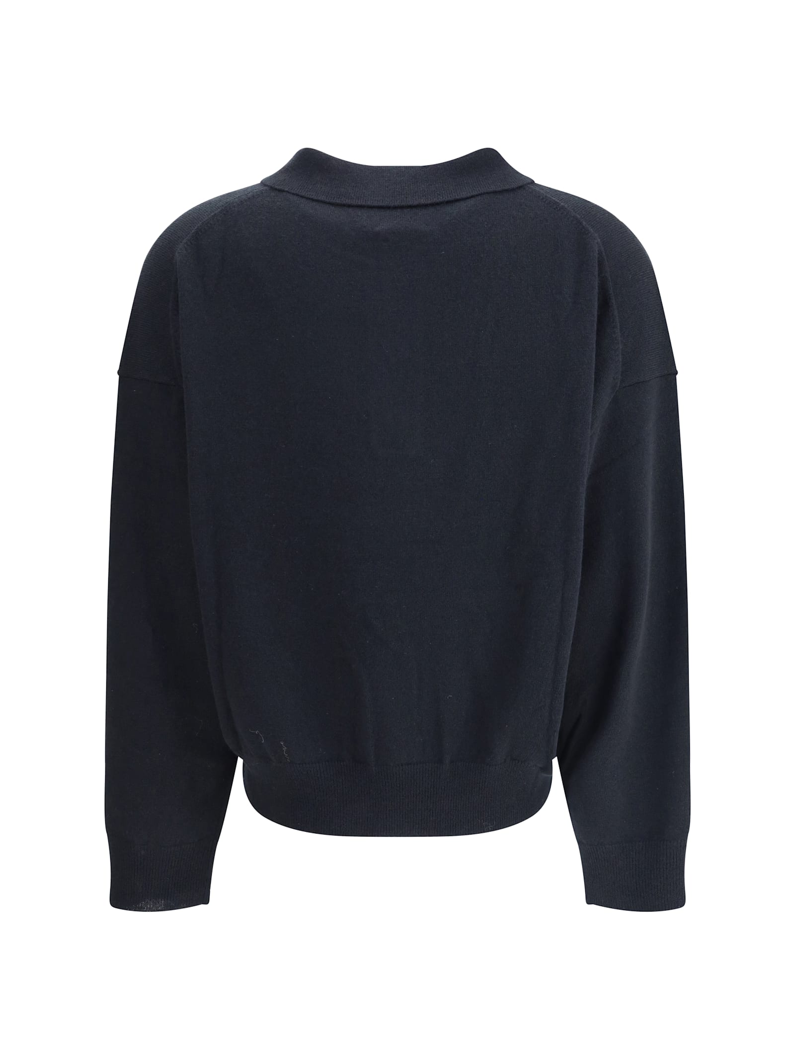 Allude Button-fastening Polo Top In Blue